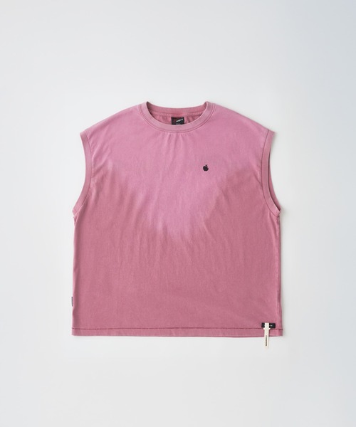 tシャツ 「ADAMPATEK/アダムパテック」basic logo aging sleeveless ベーシックロゴエイジングノースリーブTEE