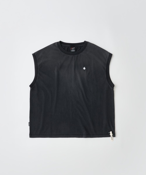 tシャツ 「ADAMPATEK/アダムパテック」basic logo aging sleeveless ベーシックロゴエイジングノースリーブTEE_2