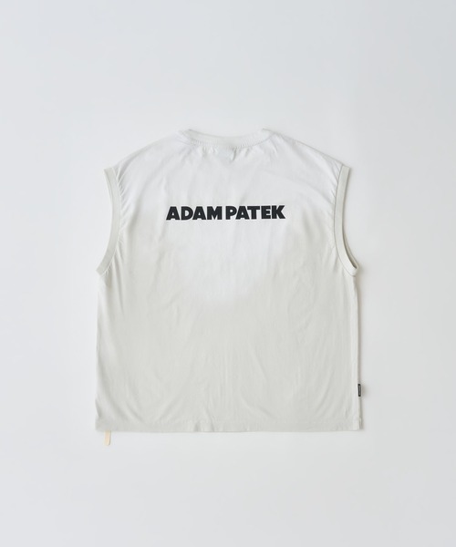 tシャツ 「ADAMPATEK/アダムパテック」basic logo aging sleeveless ベーシックロゴエイジングノースリーブTEE_5