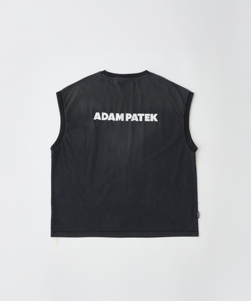 tシャツ 「ADAMPATEK/アダムパテック」basic logo aging sleeveless ベーシックロゴエイジングノースリーブTEE_6