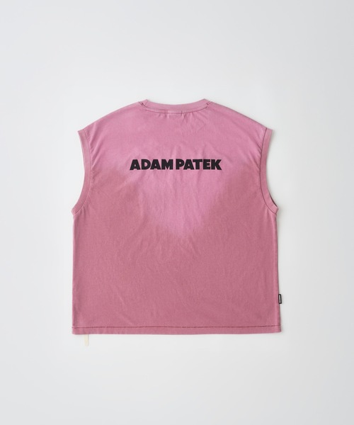 tシャツ 「ADAMPATEK/アダムパテック」basic logo aging sleeveless ベーシックロゴエイジングノースリーブTEE_8
