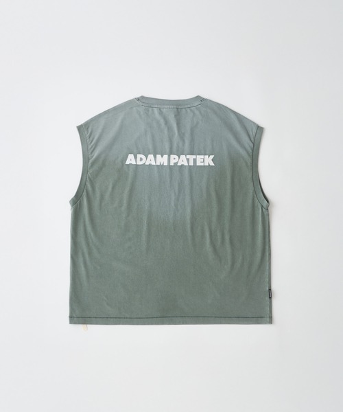 tシャツ 「ADAMPATEK/アダムパテック」basic logo aging sleeveless ベーシックロゴエイジングノースリーブTEE_7