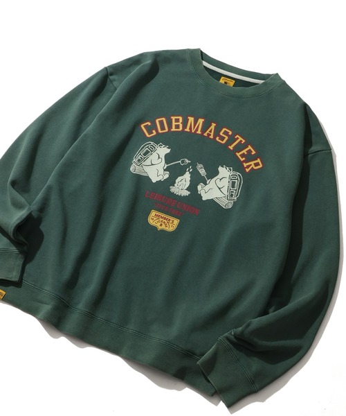 「COBMASTER」 スウェットカットソー M(38) ブラック メンズ_画像4