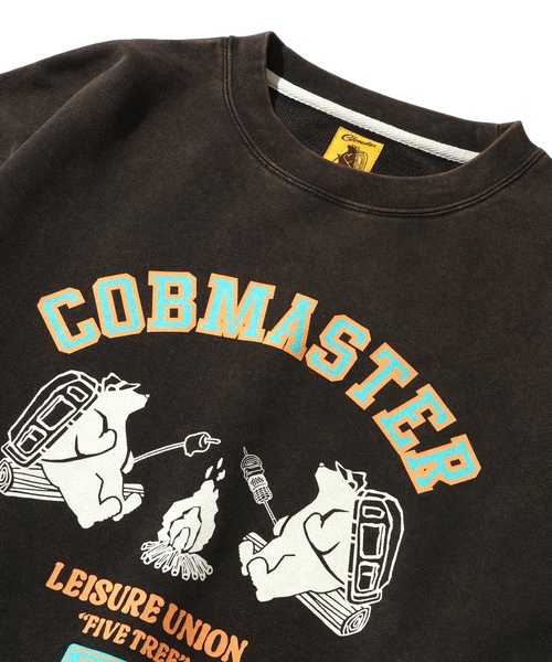 「COBMASTER」 スウェットカットソー M(38) ブラック メンズ_画像6