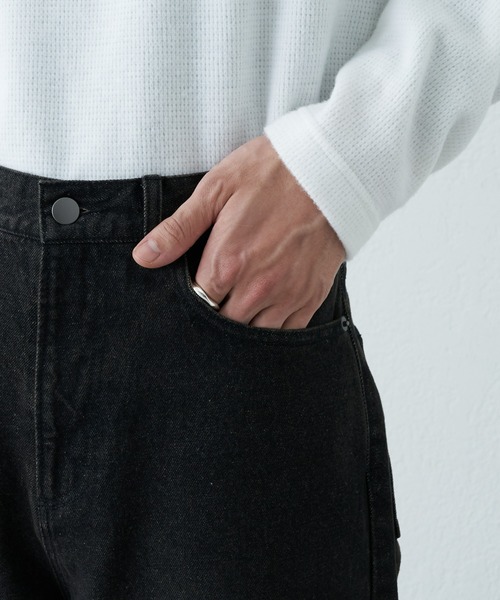 「COLONY 2139」 デニムパンツ MEDIUM ブラック系その他 メンズ_画像4