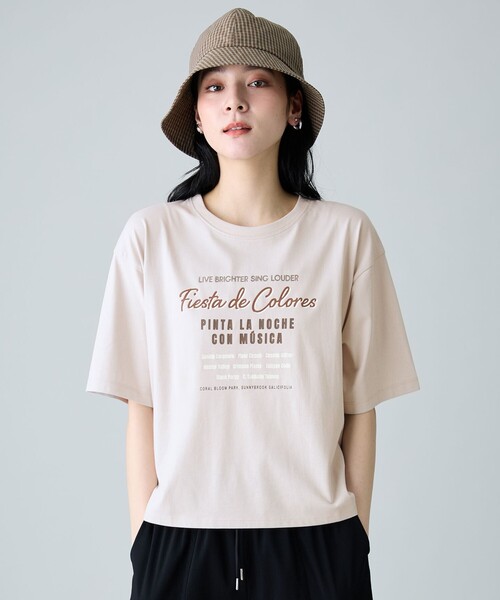 ANY（エニィ） tシャツ 半袖 ANYファンクションロゴTシャツ レディース