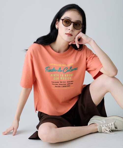 ANY（エニィ） tシャツ 半袖 ANYファンクションロゴTシャツ レディース