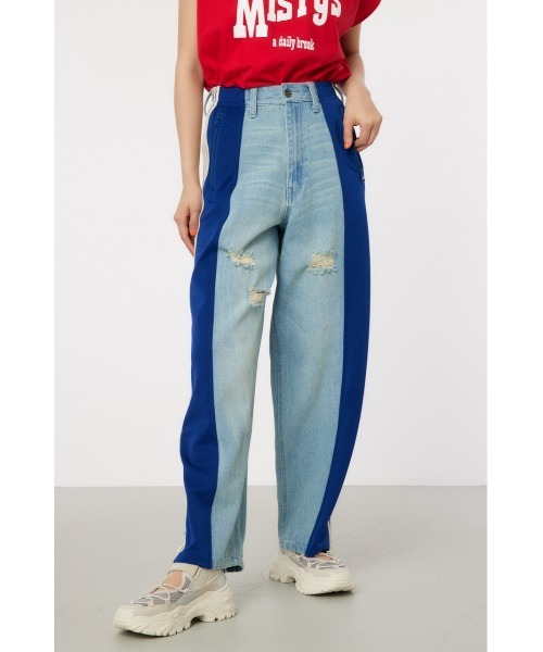 「RODEO CROWNS WIDE BOWL」 デニムパンツ MEDIUM ブルー レディース_画像2