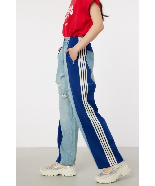 「RODEO CROWNS WIDE BOWL」 デニムパンツ MEDIUM ブルー レディース_画像3