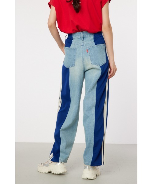 「RODEO CROWNS WIDE BOWL」 デニムパンツ MEDIUM ブルー レディース_画像4
