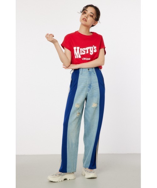 「RODEO CROWNS WIDE BOWL」 デニムパンツ MEDIUM ブルー レディース_画像5