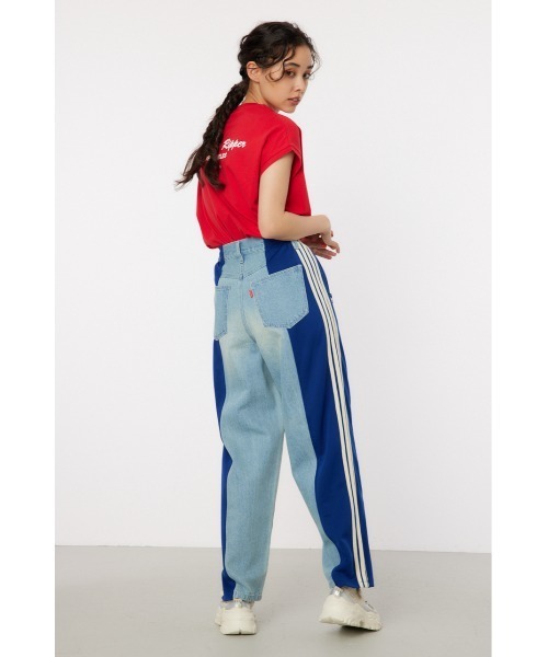 「RODEO CROWNS WIDE BOWL」 デニムパンツ MEDIUM ブルー レディース_画像6