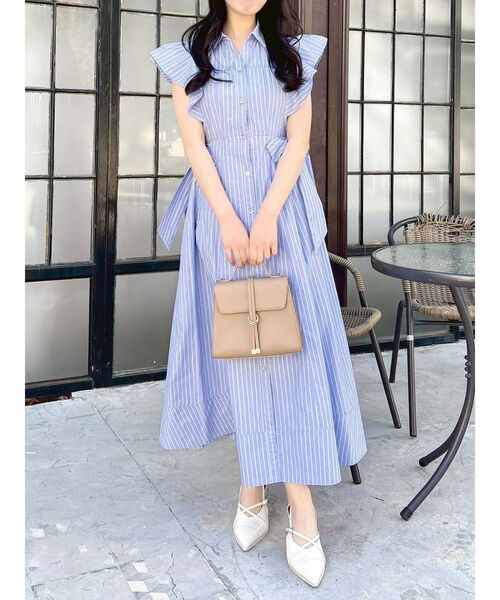 dazzlin（ダズリン） ワンピース ステッチワークコルセットシャツ
