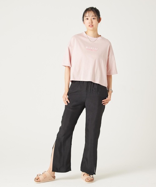 「MILKFED.」 半袖Tシャツ ONE SIZE ライトピンク レディース_画像5