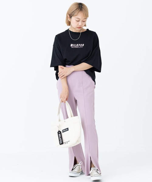 「MILKFED.」 半袖Tシャツ ONE SIZE ライトピンク レディース_画像7