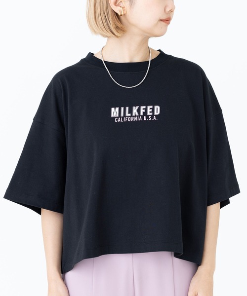 「MILKFED.」 半袖Tシャツ ONE SIZE ライトピンク レディース_画像9