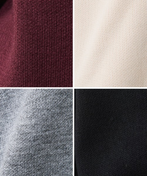 「CHIC STYLE」 長袖ニット 4L ボルドー レディース_画像5