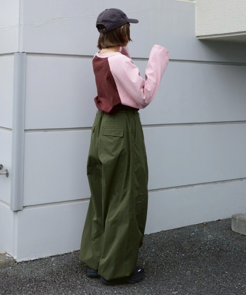 「INTER FACTORY」 カーゴパンツ FREE ブラック レディース_画像7