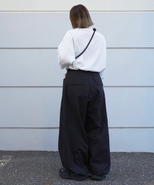 「INTER FACTORY」 カーゴパンツ FREE ブラック レディース_画像9