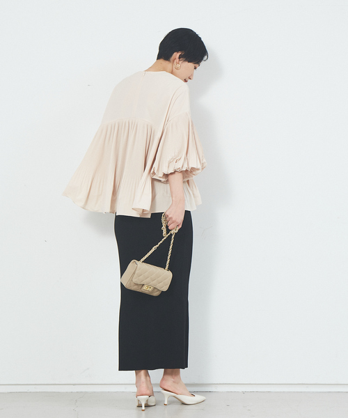 「Rouge vif」 タイトスカート 36 ブラック レディース_画像4