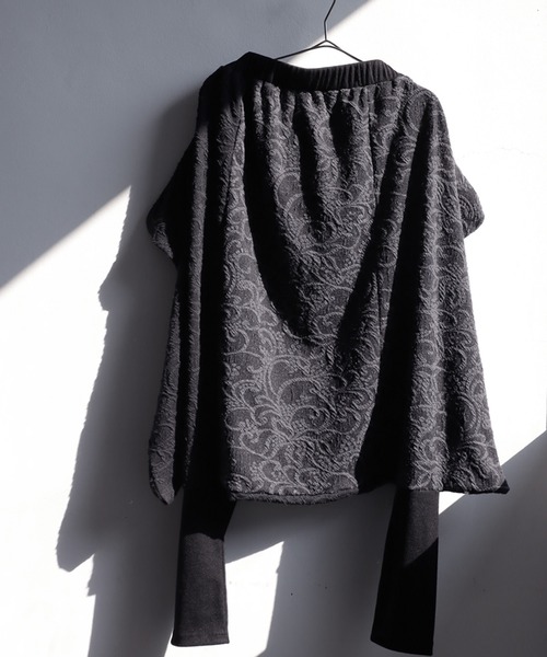「antiqua」 サルエルパンツ FREE ブラック レディース_画像6