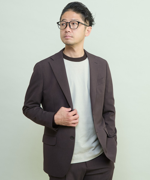 リヴェラーノ ＆ リヴェラーノ リベラーノ セットアップ スーツ 46 M〜L MEN'S MELROSE セットアップ リノテックセットアップスーツ
