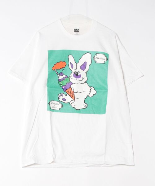 「RNA」 半袖Tシャツ MEDIUM ホワイト レディース_画像2