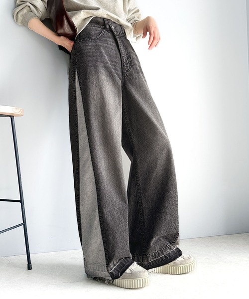 「classicalelf」 デニムパンツ MEDIUM ブルー レディース_画像4