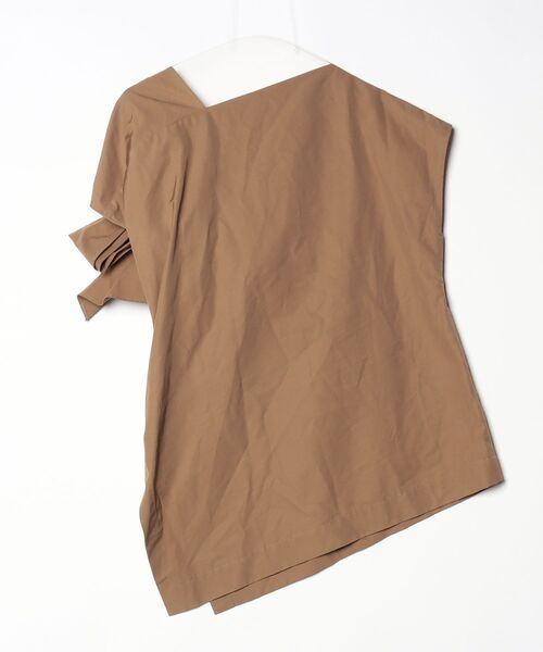 「UJOH」 Shoulder Tied Blouse 2 ブラウン レディース_画像2