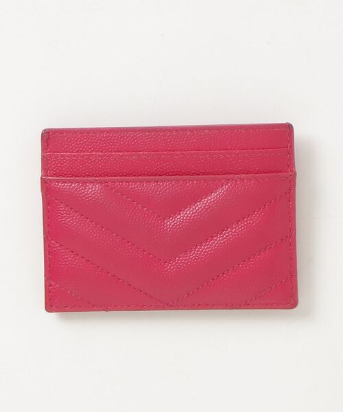 「SAINT LAURENT PARIS」 カサンドラ カードケース - ピンク レディース_画像2