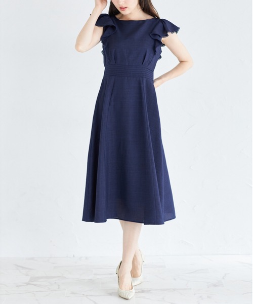 「tocco closet」 半袖ワンピース M ラベンダー レディース_画像4