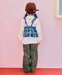 tシャツ 選べる2タイプ袖タックデザインの無地...の詳細画像2