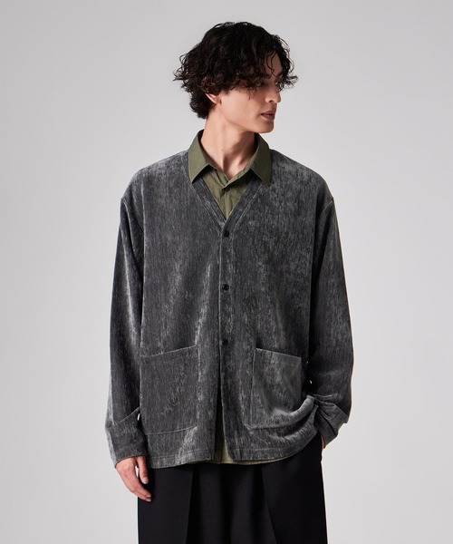 PS Paul Smith カーディガン カットベロア / 262721 EXCD01 メンズ