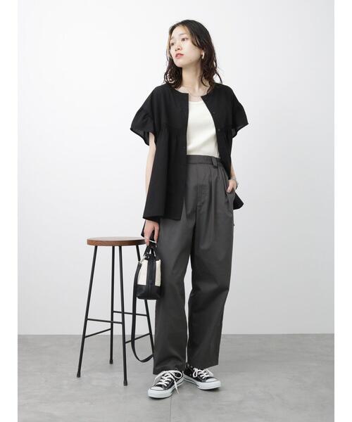 「Samansa Mos2 blue」 パンツ F ブルー レディース_画像5