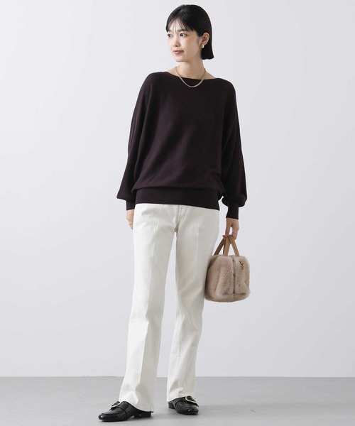 「Healthy denim」 デニムパンツ 25 オフホワイト レディース_画像5