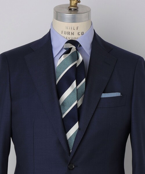 SHIPS（シップス） ネクタイ SHIPS: スナゴ/レップ ワイド ストライプ