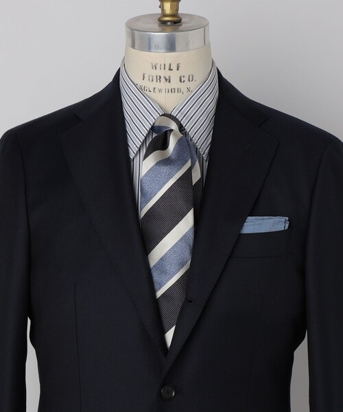 SHIPS（シップス） ネクタイ SHIPS: スナゴ/レップ ワイド ストライプ