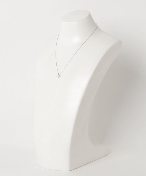 conaffetto pt900ダイヤモンドネックレス　週末限定価格 con affetto(ファッション) ネックレス Pt900 一粒ダイヤ