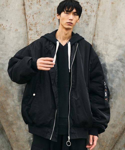 ジャケット Ma 1 Act M ビッグシルエット Ma 1 中綿ウィンターブルゾン Zozotown Yahoo 店 通販 Yahoo ショッピング