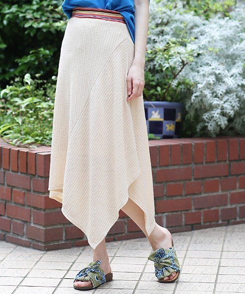 未使用　CEST CHICA セシカ w84 ストレッチスカート チチカカ スカート ガーゼイレヘムスカート : ZOZOTOWN Yahoo!店