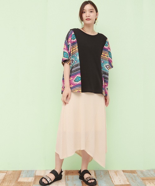 未使用　CEST CHICA セシカ w84 ストレッチスカート チチカカ スカート ガーゼイレヘムスカート : ZOZOTOWN Yahoo!店