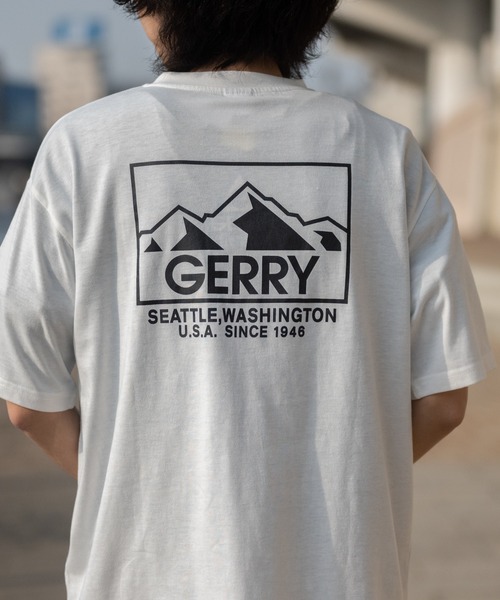 GERRY（ジェリー） tシャツ 「ag」「GERRY/ジェリー」TC天竺 バック