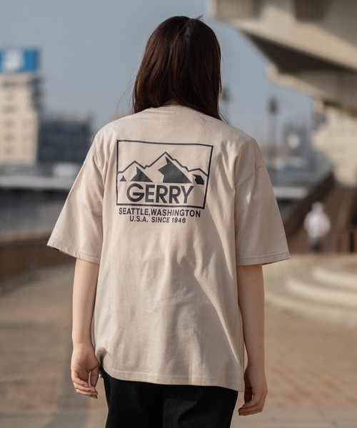 GERRY（ジェリー） tシャツ 「ag」「GERRY/ジェリー」TC天竺 バック