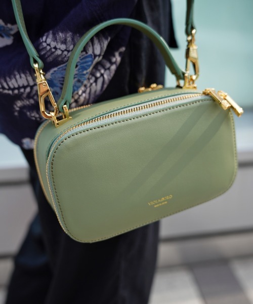 ショルダーバッグ バッグ VIOLAd’ORO (ヴィオラドーロ) イタリアンスプリッドレザーショルダーバッグ/SARA/v-1445 VIOLAd’ORO ヴィオラドーロ イタリアンスプリッドレザーショルダーバッグ/SARA/v