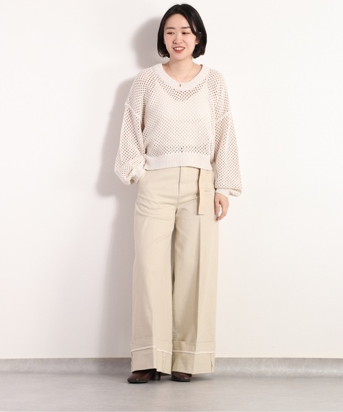 C.E cavempt メッシュ ニット セーター Mサイズ シャギーメッシュニット