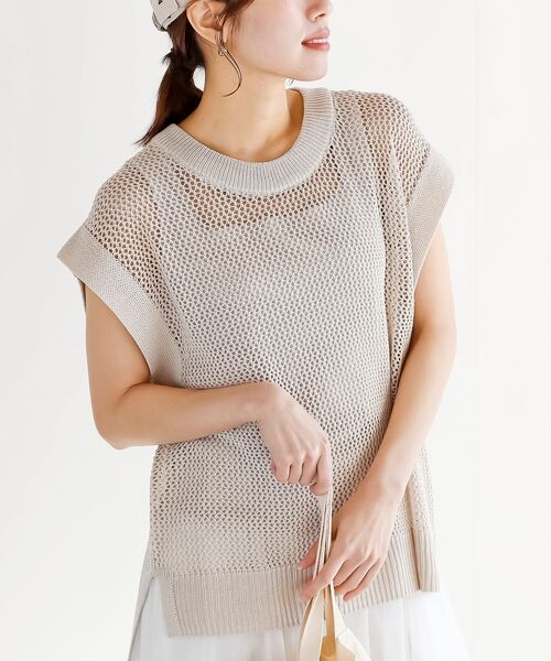 【専用です】エムズグレイシー　ニットベスト　ジレ　サイズ38　美品 専用 エムズグレイシー新品ベスト38