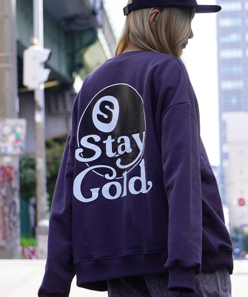 トレーナー (345630) STAY GOLD トレーナー スウェット ビリヤード グラフィック