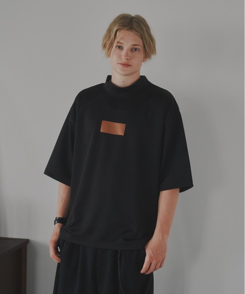 DOOPZ tシャツ box razor patch mockneck t-shirt / ボックス