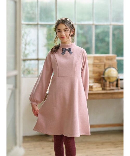 組曲（KUMIKYOKU） ワンピース 「150-160cm」リボンタイ ワンピース