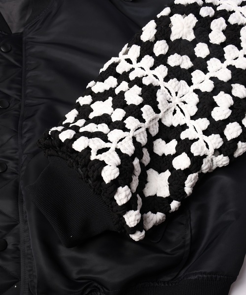 ma1 ma-1 CROCHET SLEEVE MA-1 -AW- メンズ レディースの画像